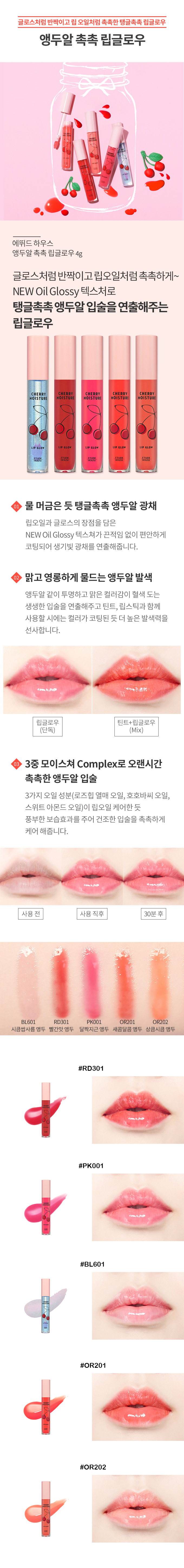 Etude House Cherry Moisture Lip Glow 4g